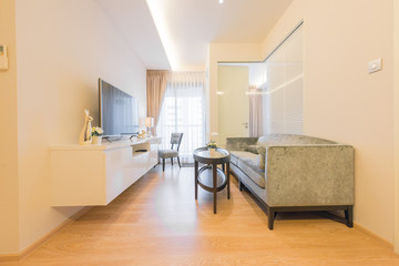 Interior living modern classic style.