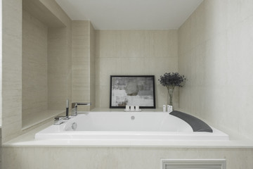 Fototapeta na wymiar Beautiful Interior of a Modern Bathroom | Interior Architecture