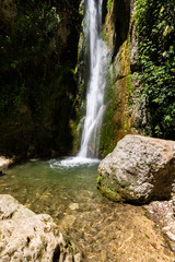 The Molina falls park in Italy