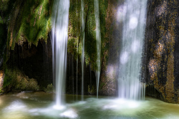 The Molina falls park in Italy