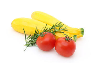 ズッキーニとトマト