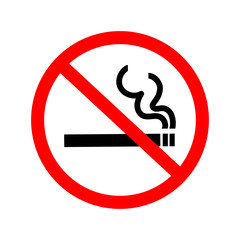 vector illustration icon, No-smoking sign