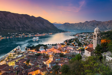 Kotor town in Montenegro - obrazy, fototapety, plakaty
