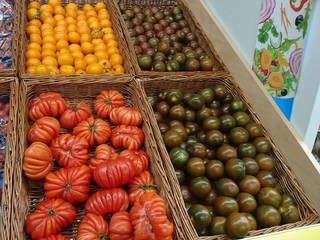 fresh vegetables at the market