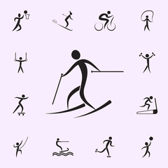 Canoeing icon. Elements of sportsman icon. Premium quality graphic design icon. Signs and symbols collection icon for websites, web design, mobile app on white background