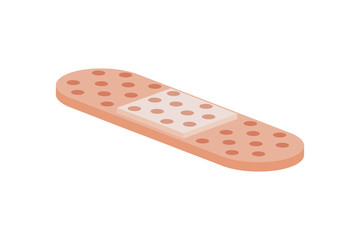 cure bandages isolated icon