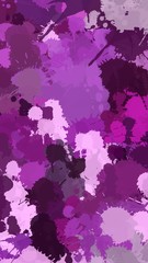 Abstract paint stains. Pink, violet, purple and violet grunge pattern. Chaotic paint splashes on a paper.