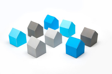 Concept of houses, looking for the ideal house