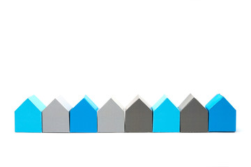 Concept of houses, looking for the ideal house