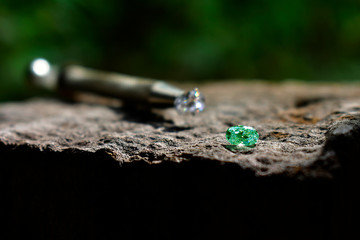  Diamonds and gemstones are precious gems that are rare and expensive jewelry.