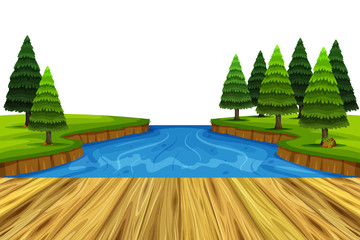 A beautiful nature scene