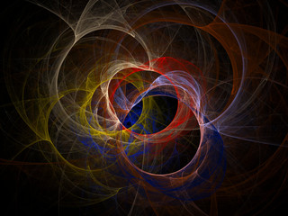 surreal futuristic digital 3d design art abstract background fractal illustration for meditation and decoration wallpaper