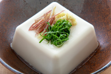 冷奴と茗荷と生姜と青じその薬味