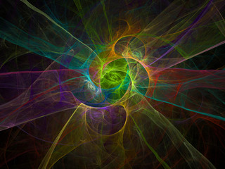 surreal futuristic digital 3d design art abstract background fractal illustration for meditation and decoration wallpaper