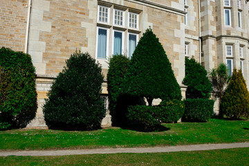 Magdalena Palace garden( Palacio de la Magdalena) located on the Magdalena Peninsula. Santander, Spain