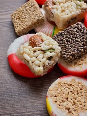 한국의 음식 모듬한과, 한국 사탕, 강정