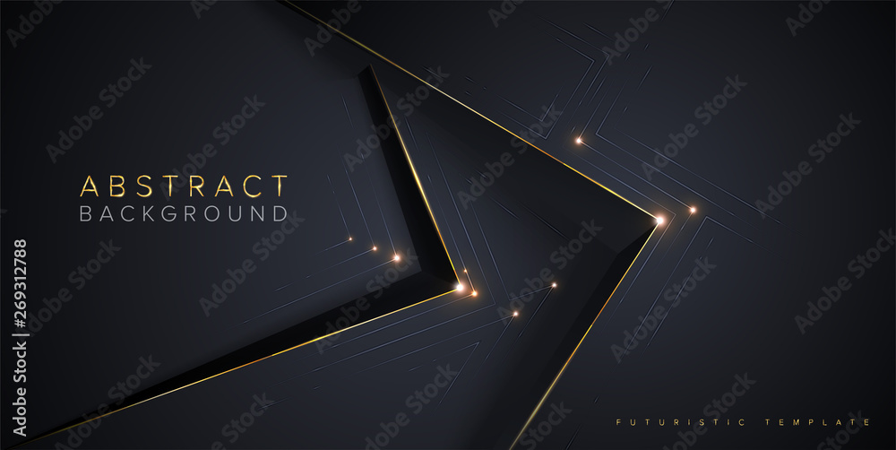 Wall mural an abstract template in futuristic style. it is suitable for being as a background template, landing