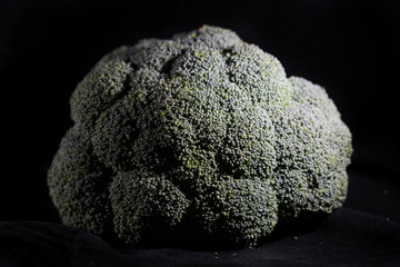 broccoli raw fresh close up