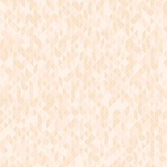 Peach triangle background. Seamless vector pattern