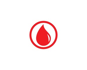 Blood ilustration logo vector