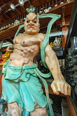 Statue to Ward off Evil Spirits, Gangaramaya Temple, Colombo, Sri Lanka