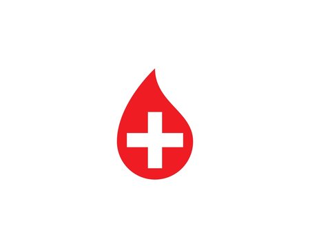 Blood Ilustration Logo Vector