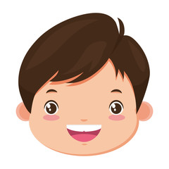 smiling boy face