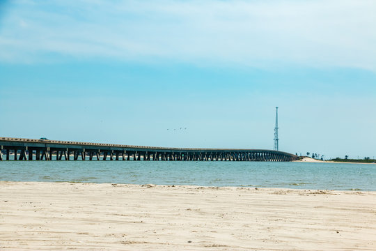 Sights and sounds of white sand summer beach