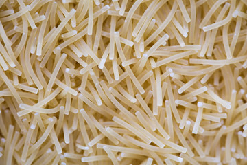 angel hair vermicelli raw uncooked pattern texture macro