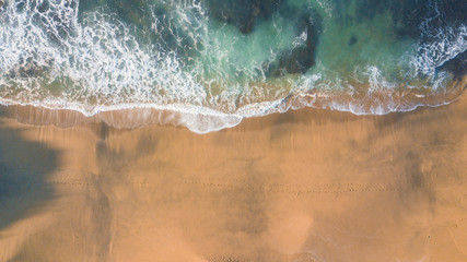 Aerial View of Rocky Coast and Beach of Great Ocean Road, Australia