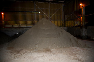 Processed Nickel Concentrate in a Mine Process Plant