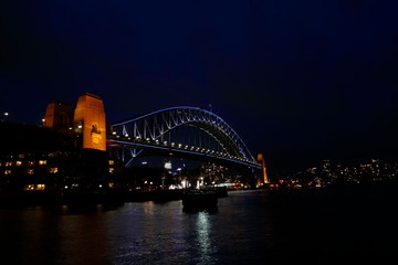Fototapeta na wymiar harbour bridge