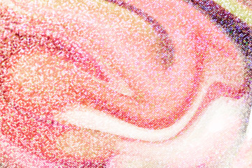 Pink glitter marble background