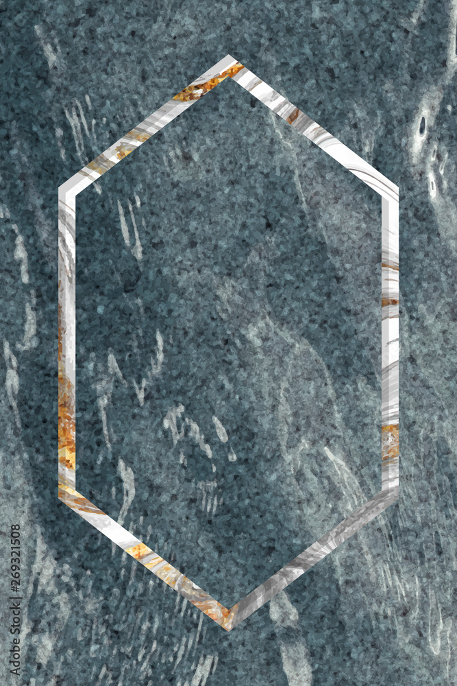 Sticker Marble frame design space