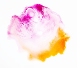 colorful watercolor texture white background