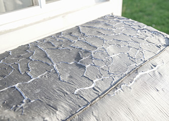 grill cover is cracked and torn and must be replaced