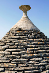 Trullo con sfondo del cielo