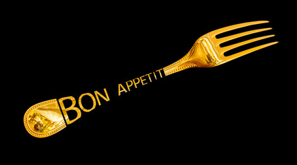 Bon appétit, fourchette en or
