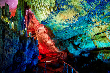 Sataplia Underground Cave near Kutaisi in Georgia