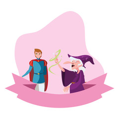 prince charming and witch of tales character