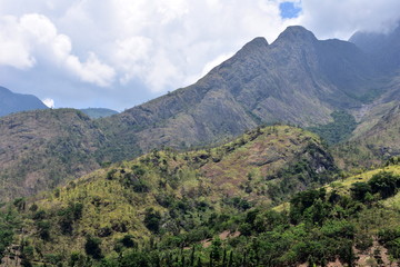 Fototapeta na wymiar The Kurangani Hills near Bodinayakkanur in Theni district Kurangani In Tamil Nadu – The Hidden Beauty Of The Western Ghats