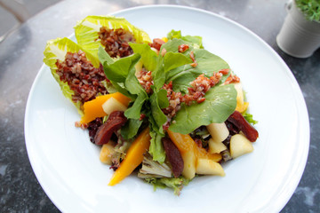 mango healthy vegan salad