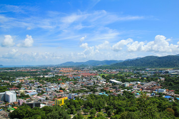 Fototapeta na wymiar Phuket View Point of Phuket ,Thailand.