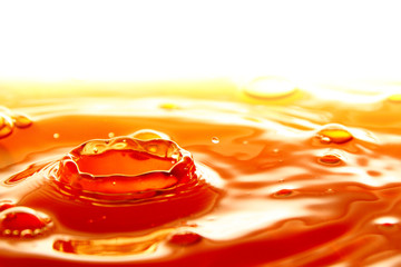Tea drink droplet background