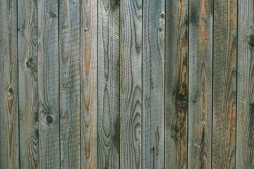 Texture of weathered gray green wooden boards. Vintage wood pattern, surface. Dirty shabby timber, oak, pine. Hardwood grey background. Grunge, rustic plank. Carpentry wooden panel, table, fence. Retr