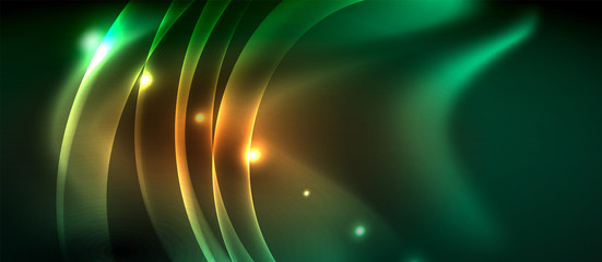 Glowing shiny light abstract background