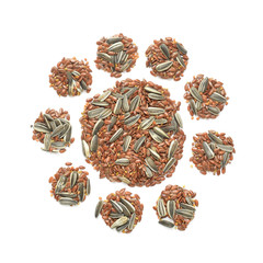 meadow flowers seeds concept image to protections bees
