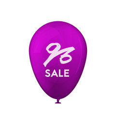 Realistic purple balloon sales.