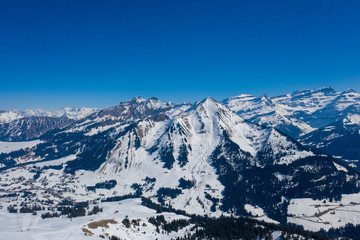 Naklejka premium Mountains in Switzerland