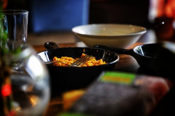 Preparing Maggie Lasagne